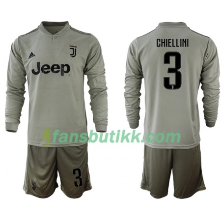 Fotballdrakt Juventus CHIELLINI 3 Barn Bortetrøye 2018/19 Langermet